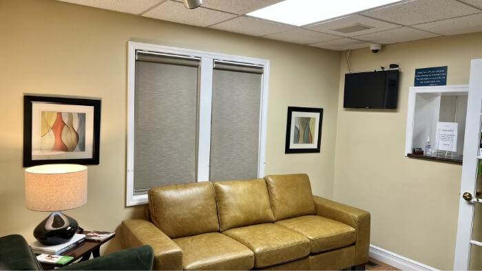 Dental office waiting room