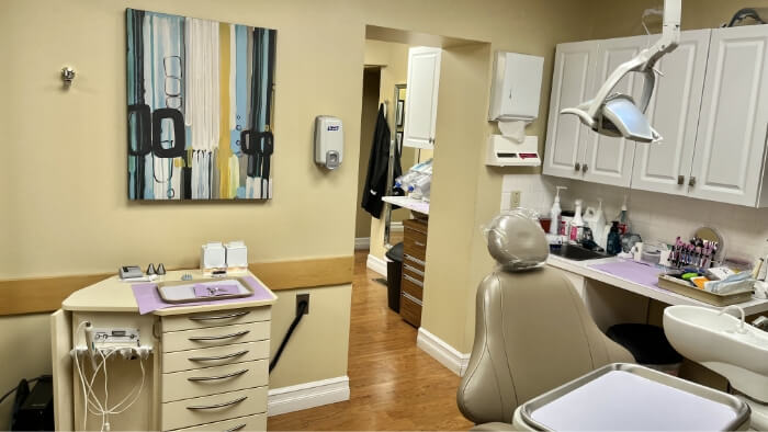 Dental exam room